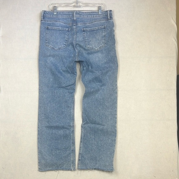 Kut From The Kloth Women’s Size 14 Kelsey Ankle Flare Jeans High Rise Raw Hem - Picture 5 of 14